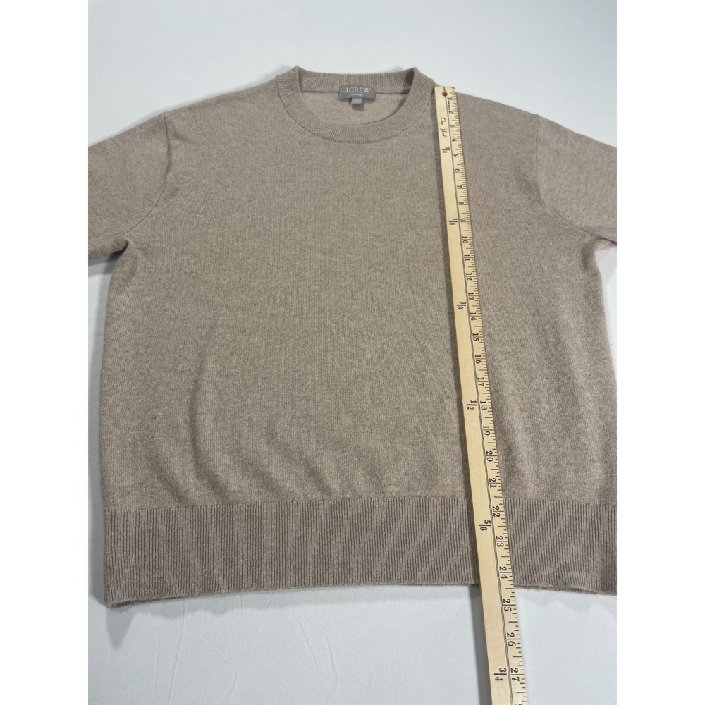 J.Crew Women's Cashmere Relaxed‎ Crewneck Sweater Tan Size XS CB905 - Picture 10 of 10